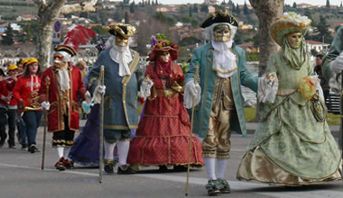 Sfilata di carnevale al lago di Garda