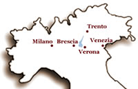Mappa Italia del Nord Mappa Italia del Nord