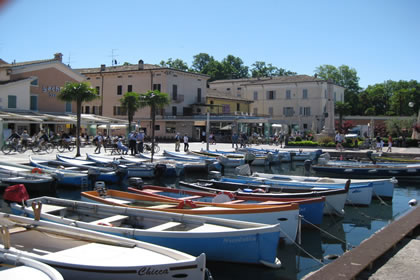 Bardolino il porto visto da nord