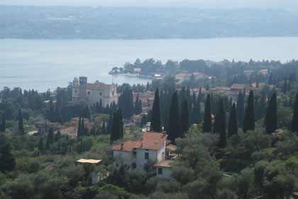 Gardone Riviera vista dall'alto