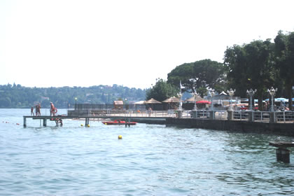 Gardone Riviera il Lido e le spiagge