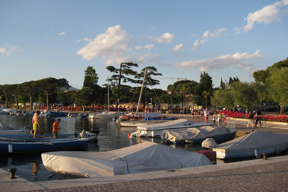 Lazise lago di Garda vista panoramica