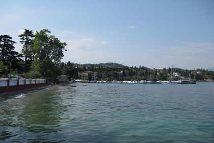 Padenghe la costa del lago di Garda