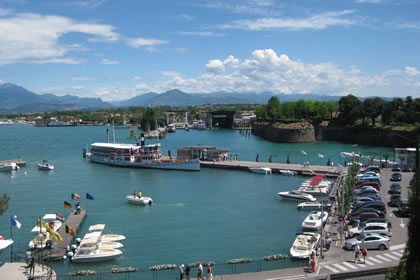 Peschiera vista panoramica sul porto