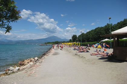 Peschiera le spiagge e il lido