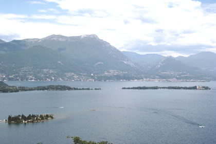 San Felice del Benaco vista panoramica del lago di Garda