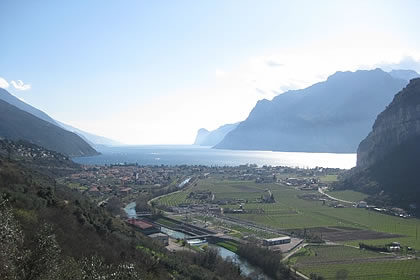 Torbole vista panoramica da Nago