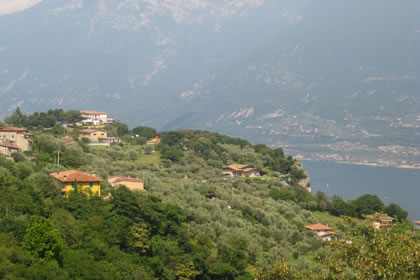 Tremosine vista panoramica sulla frazione di Pregasio