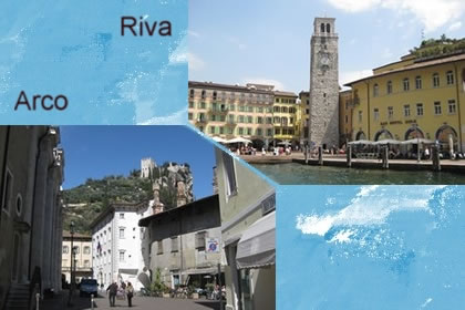 Arco e Riva al lago di Garda