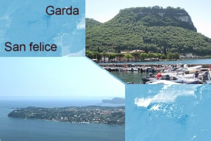 Garda e San Felice al lago di Garda