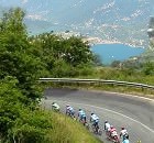 Lago di Garda gara ciclistica discesa panoramica