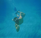 Immersione sub in apnea a Sirmione lago di Garda